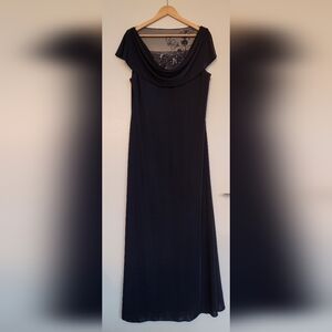Vintage sheer formal evening dress